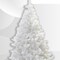 6 Ft White Classic Pine Artificial Christmas Tree with Full Bodied Hinged Branches and Stand